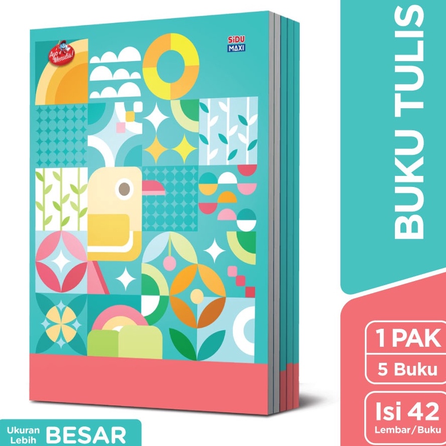 

D2289 SiDU Maxi Buku Tulis 42 Lembar 5 buku SDU EB 42 MAX