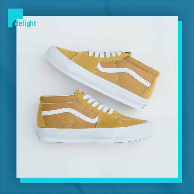 Sepatu Vans Sk8 Mid Vault Og Lx SS20 Tobacco Original