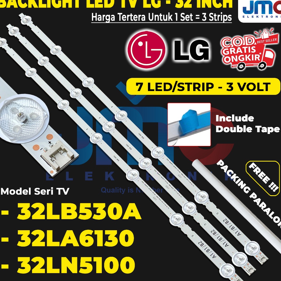 BACKLIGHT TV LG 32LB53A 32LA613 32LB53 32LN549C  TABTIYLJD 32LN51TAATIYLJD LAMPU LED BL 32IN 32 INC 