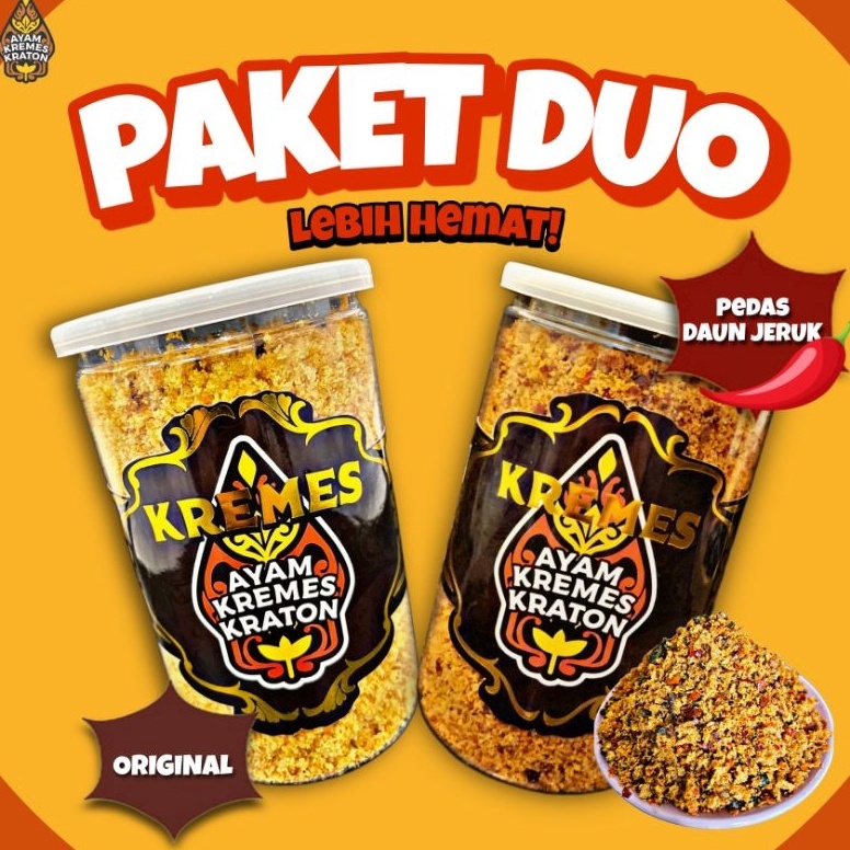

MURAH LEBAY PAKET DUOKREMES PEDAS DAUN JERUK KREMES ORIGINAL