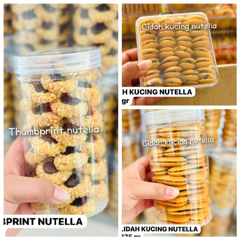 

Thumbprint Nutella & Lidah Kucing Nutella @1000ml