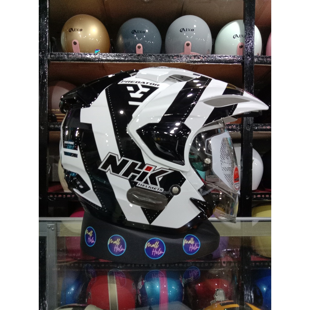 HELM NHK PREDATOR DOUBLE VISOR