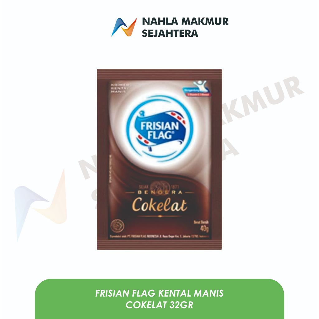 

Frisian Flag Susu Kental Manis Cokelat 40gr Kemasan Renceng Isi 6 Pcs