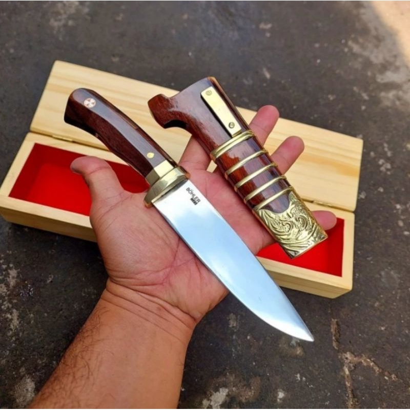 PISAU SESET SKINER SERBAGUNA BAJA BOHLER N695 SUPER TAJAM