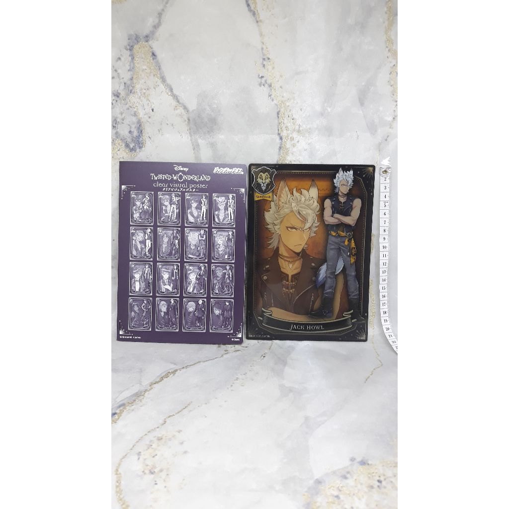 Twisted Wonderland Clear Visual Poster Jack Howl