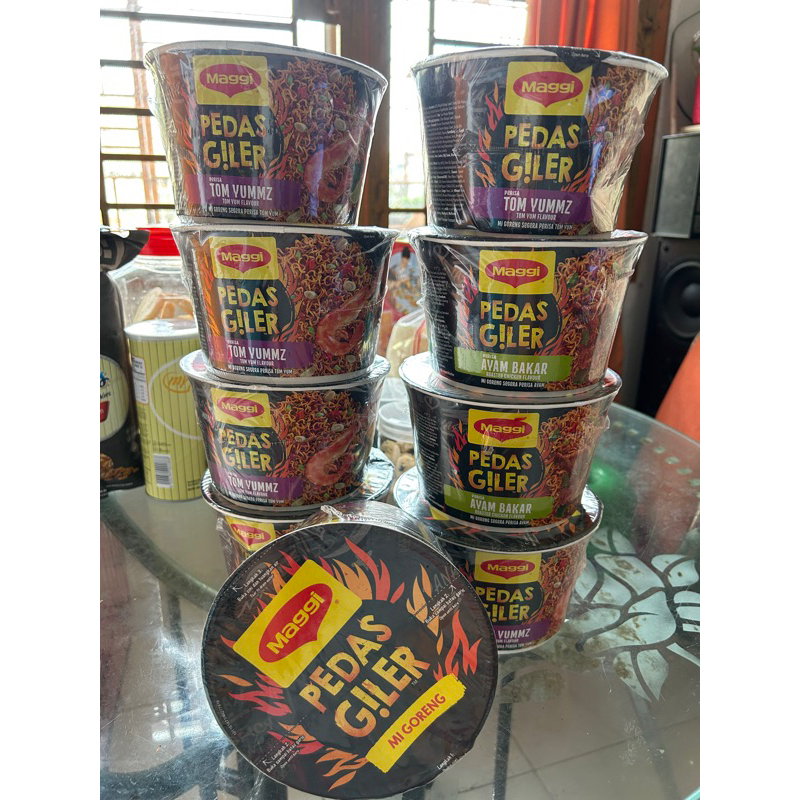 Maggi pedas giler cup besar 92g malaysia