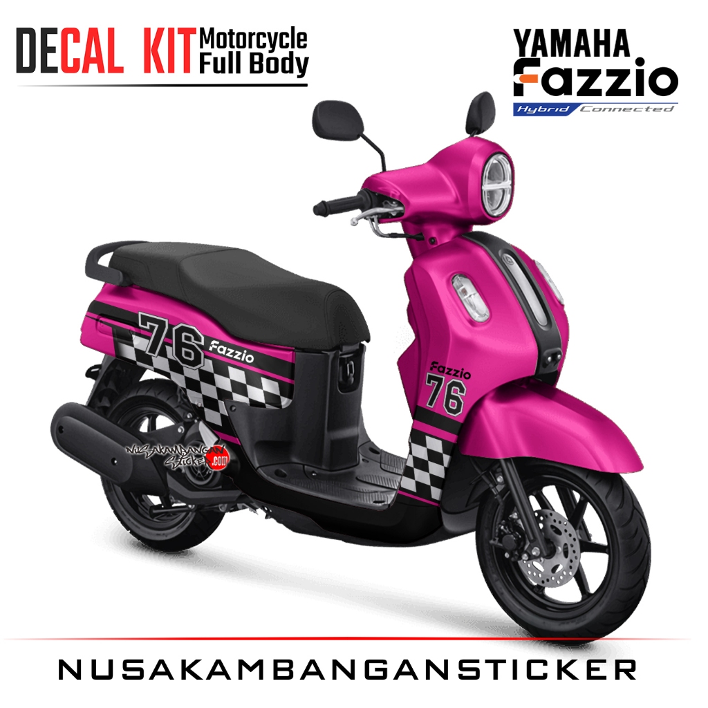 Decal Kit Sticker Fazzio Pink Modifikasi