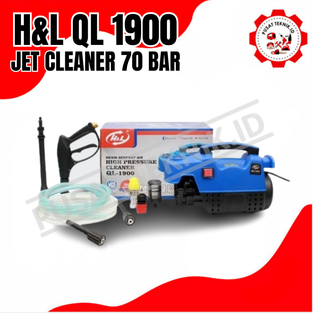 HNL QL 1900 JET CLEANER H&L QL 1900 MESIN STEAM CUCI MOTOR MOBIL PORTABLE