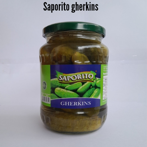 Saporito gherkins 670 gram