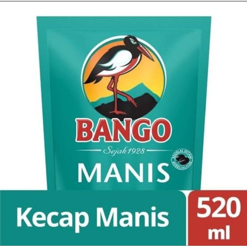 

kecap Manis Bango 520ml .Reffil