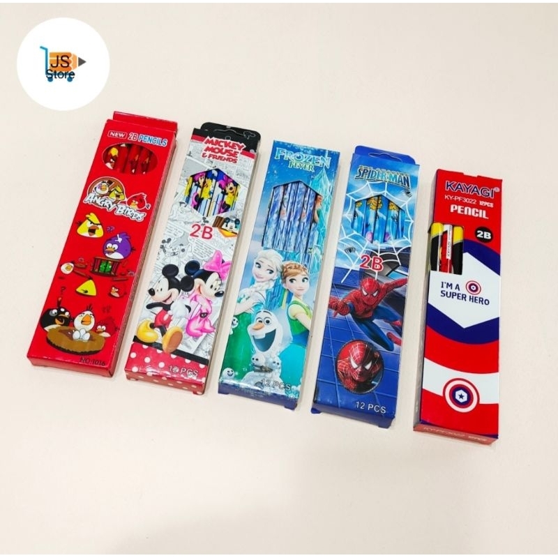 

Pensil 2B Karakter Fancy / Pensil Karakter Anak Laki Perempuan Per Biji / Pensil Fancy Murah