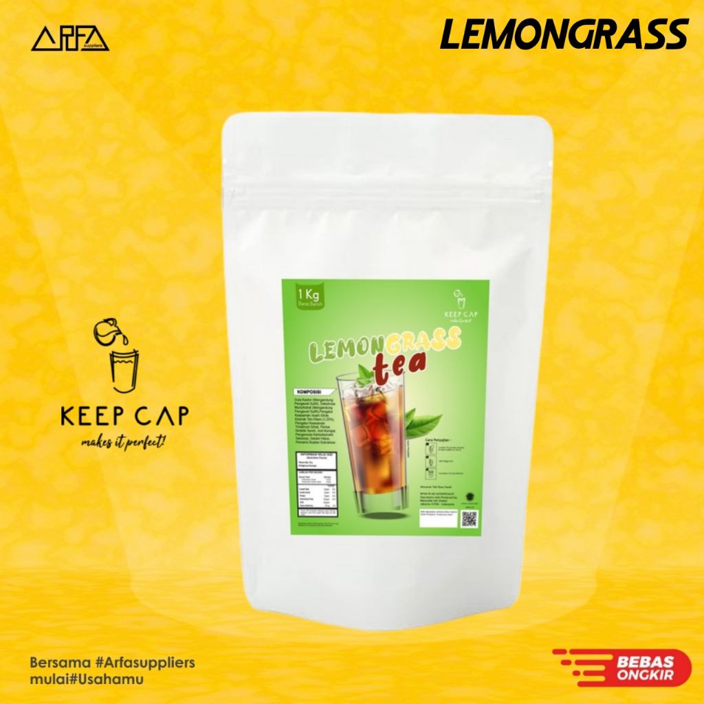 

Powder Minuman Lemongrass / rasa sereh Keep Cap 1 kg