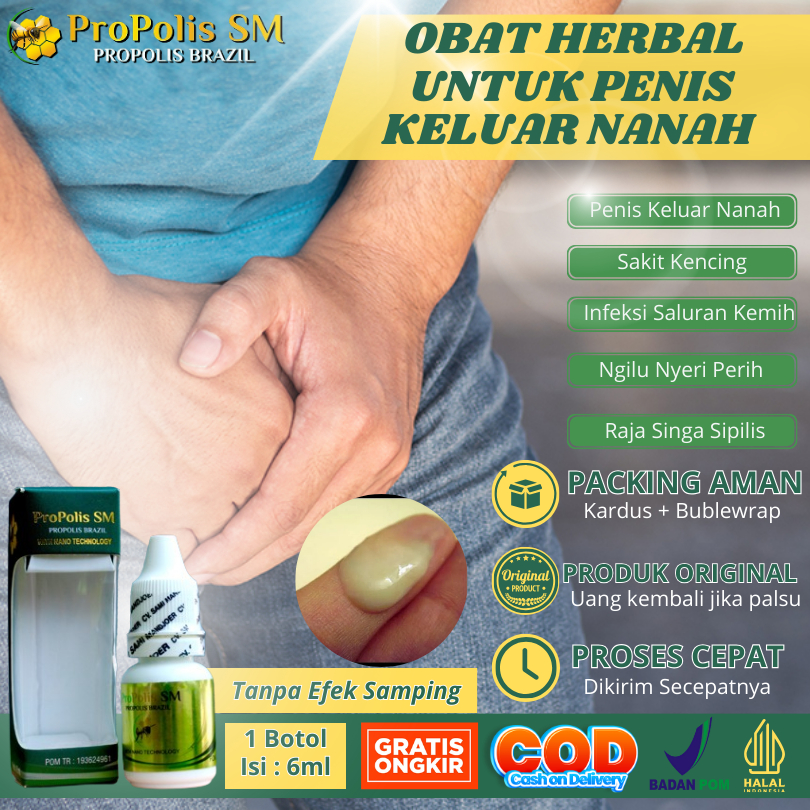 PROPOLIS SM Obat Cristhoplus Sitaspro - Obat Penis Keluar Nanah, Obat Kencing Nanah Gonore, Penis Pe