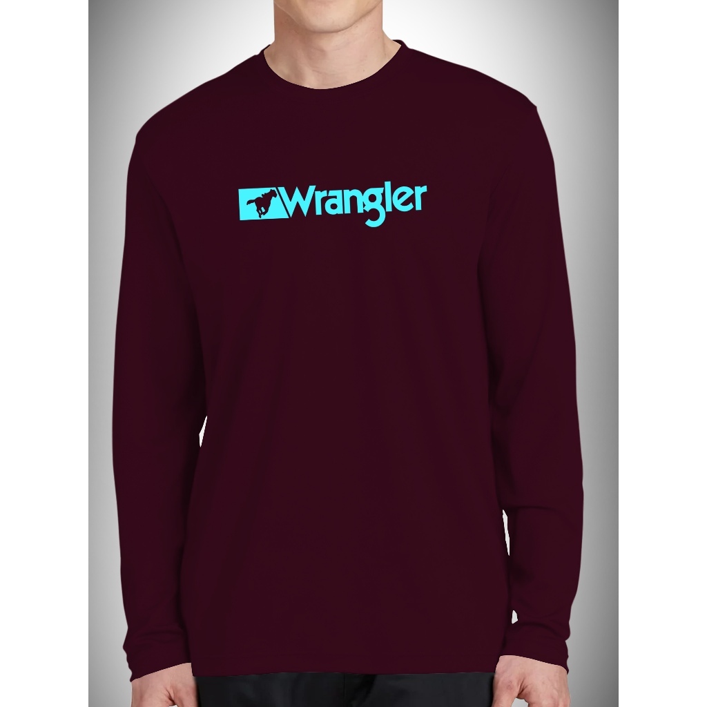 KAOS OBLONG LENGAN PANJANG PRIA DAN WANITA SUPER MURAH GAMBAR DTF WRANGLER