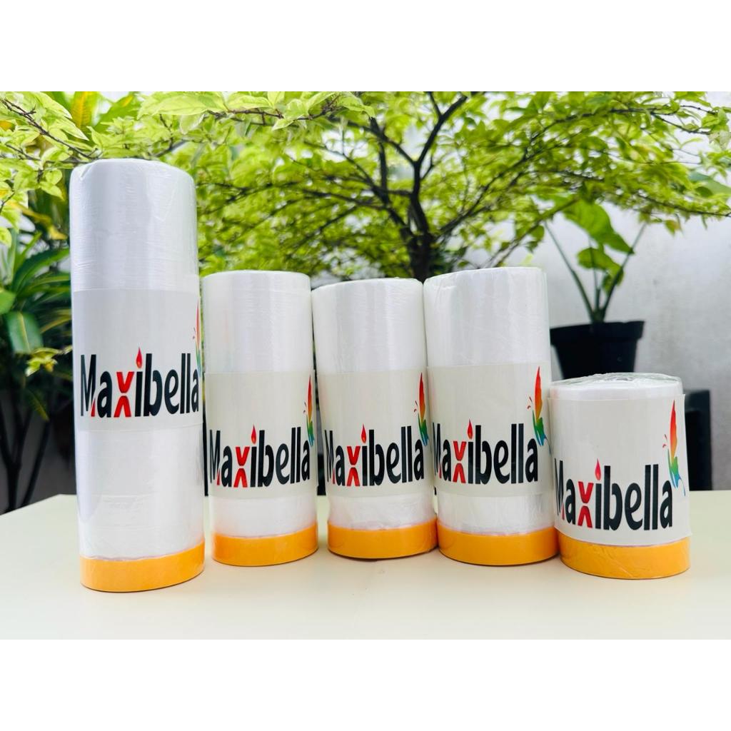 Plastik Masking Tape / Covering Film Masking Tape / Masking Tape Plastik (Transparant Color)