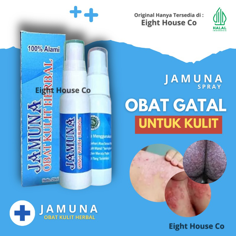 Jamuna Spray Herbal - Minyak Obat Alergi Gatal Gatal Kulit Paling Ampuh