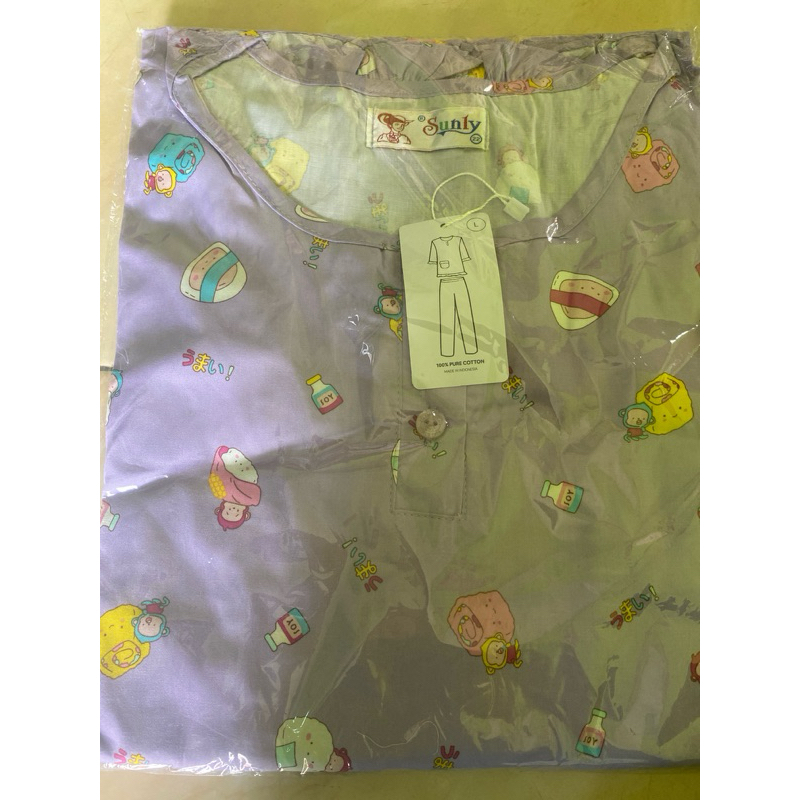 Piyama Sunly Tangan 3/4 celana panjang