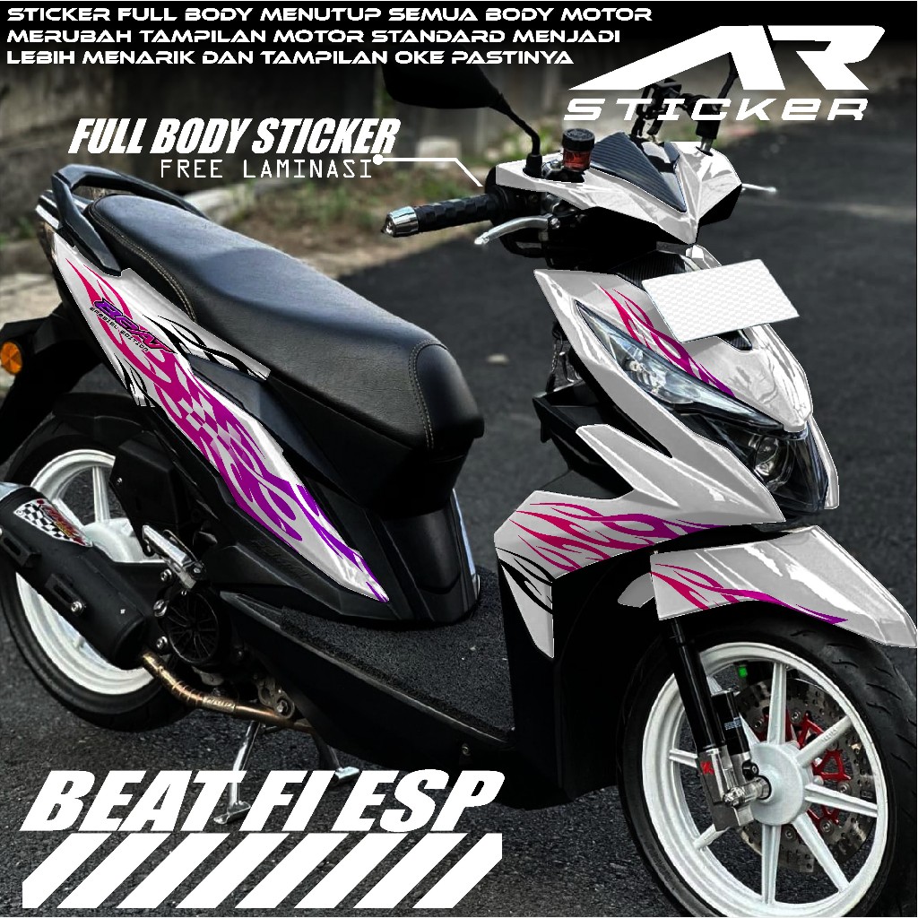 (COD) Decal Sticker BEAT ESP  2016 2017 2018 2019  Stiker Beat Full body Desain  API