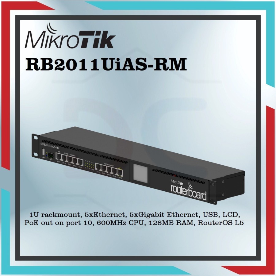 MIKROTIK RB2011UiAS-RM RouterBoard
