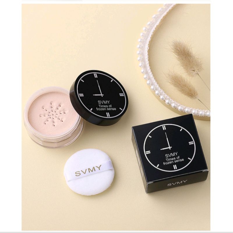 🫘CANTIKO🫘 SVMY CONCEALER CLEAR SETTING POWDER TIMES OF FROZEN SENSE LOOSE POWDER BEDAK TABUR [3 WARN