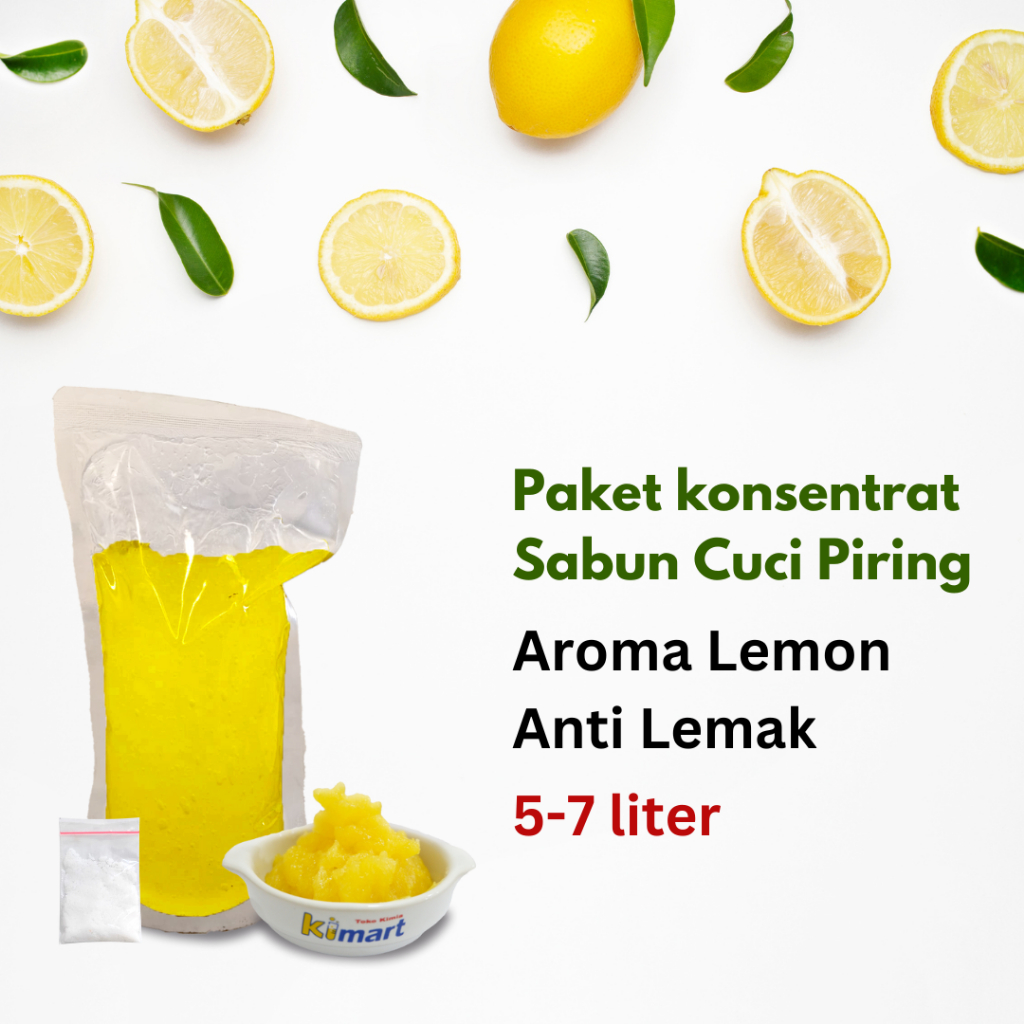 PAKET KONSENTRAT BAHAN SABUN CUCI PIRINGSUPER KESAT Bahan Baku Sabun cuci piring Paket Sabun Cuci Pi