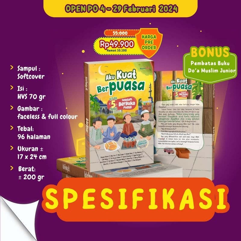 Kisah 5 Menit - Sebelum Berbuka Puasa : Aku Kuat Berpuasa