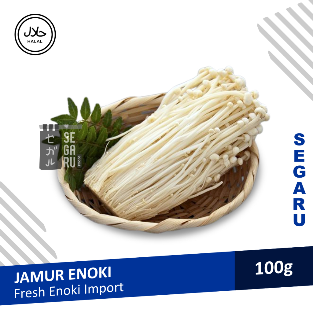 

Jamur Enoki Segar Fresh Import 100 gram