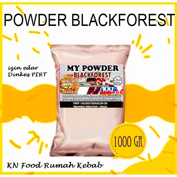 

Powder Blackforest Kemasan 1 kg-Bubuk Bubble Drink