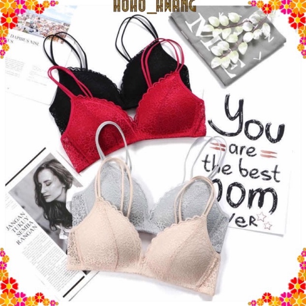 VIRAL  HOHOHWANG B8 Bra BH pushup Jepang sexy onepeice Tanpa Kawat Bahan Wanita