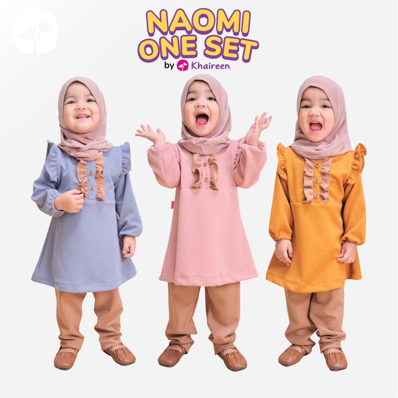 KHAIREEN Naomi One Set (0-9 Tahun) One Set Anak