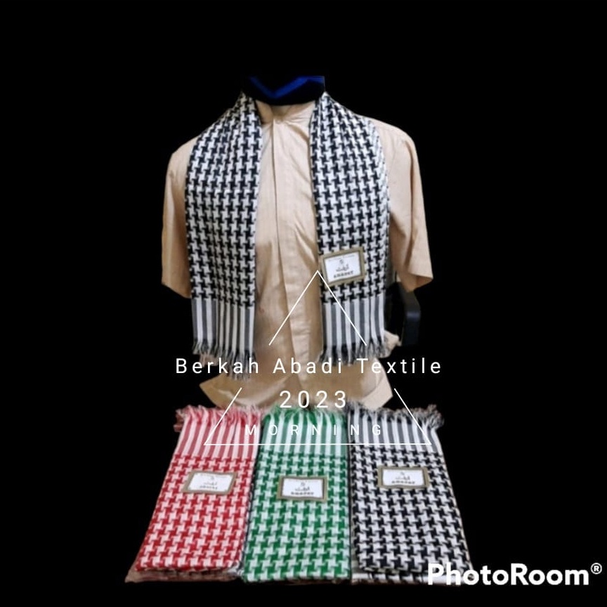 Toko Spesial SORBAN ARAFAT BINTIK PREMIUM SORBAN HAJI SORBAN PRIA