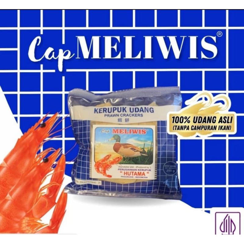 

KERUPUK UDANG CAP MELIWIS HUTAMA (BIRU 250 GRAM)