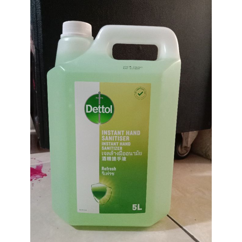 Dettol Hand Sanitizer Gel 5 Liter.