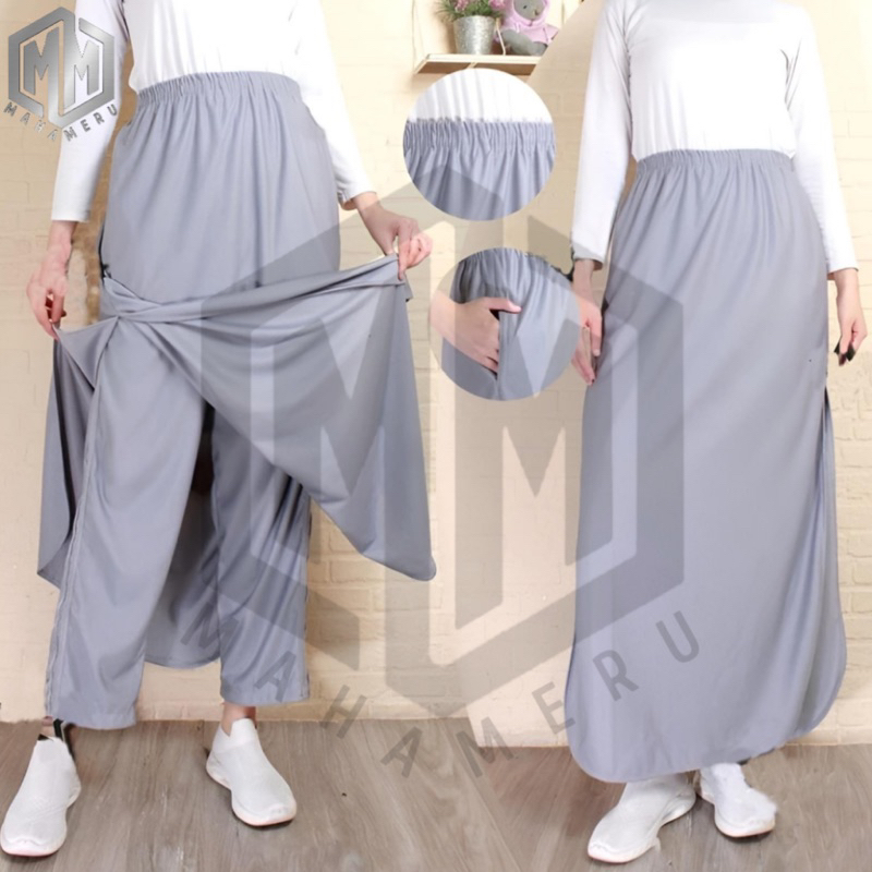 Rok Celana Muslimah / Celana Rok Wanita / Bawahan Wanita Muslimah