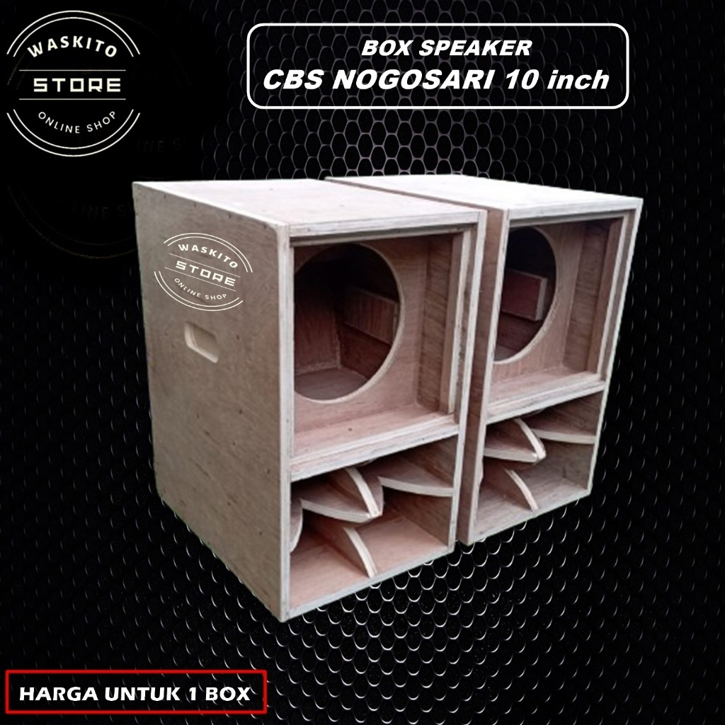 Box Speaker CBS Nogosari 10 inch //  Box CBS FUSION 10 inch
