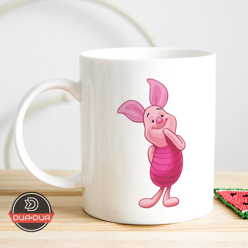 Mug gelas disney Winnie the Pooh Piglet