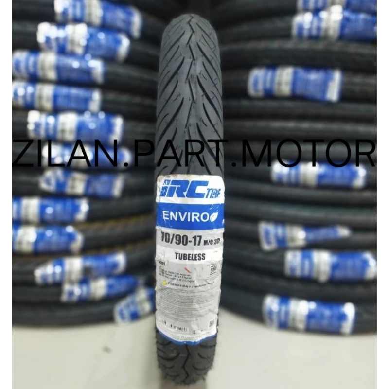 BAN TUBELESS IRC ENVIRO 17 (70/90.17) FREE PENTIL. 100% ORIGINAL