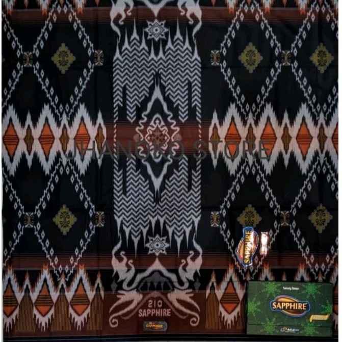 Sarung Sapphire Kembang SPK [Sarung Polos Kembang] Original Terbaru || Sarung Sapphire SPK BATIK NEW