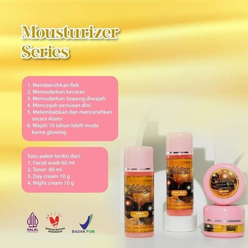MUTIARA SKINCARE GLOW (MOISTURIZER SERIES)