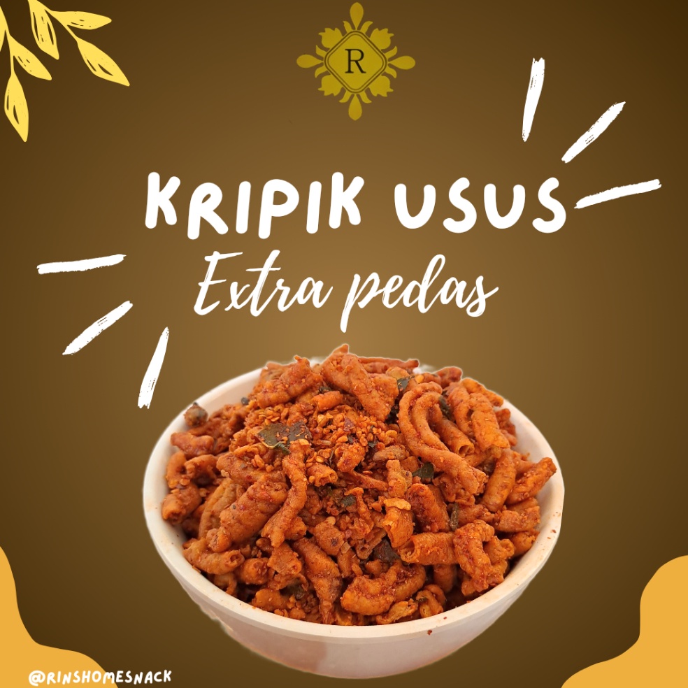 

PROMO ALE kripik Usus Ayam Gokil Extra Pedas Daun Jeruk 5 gram