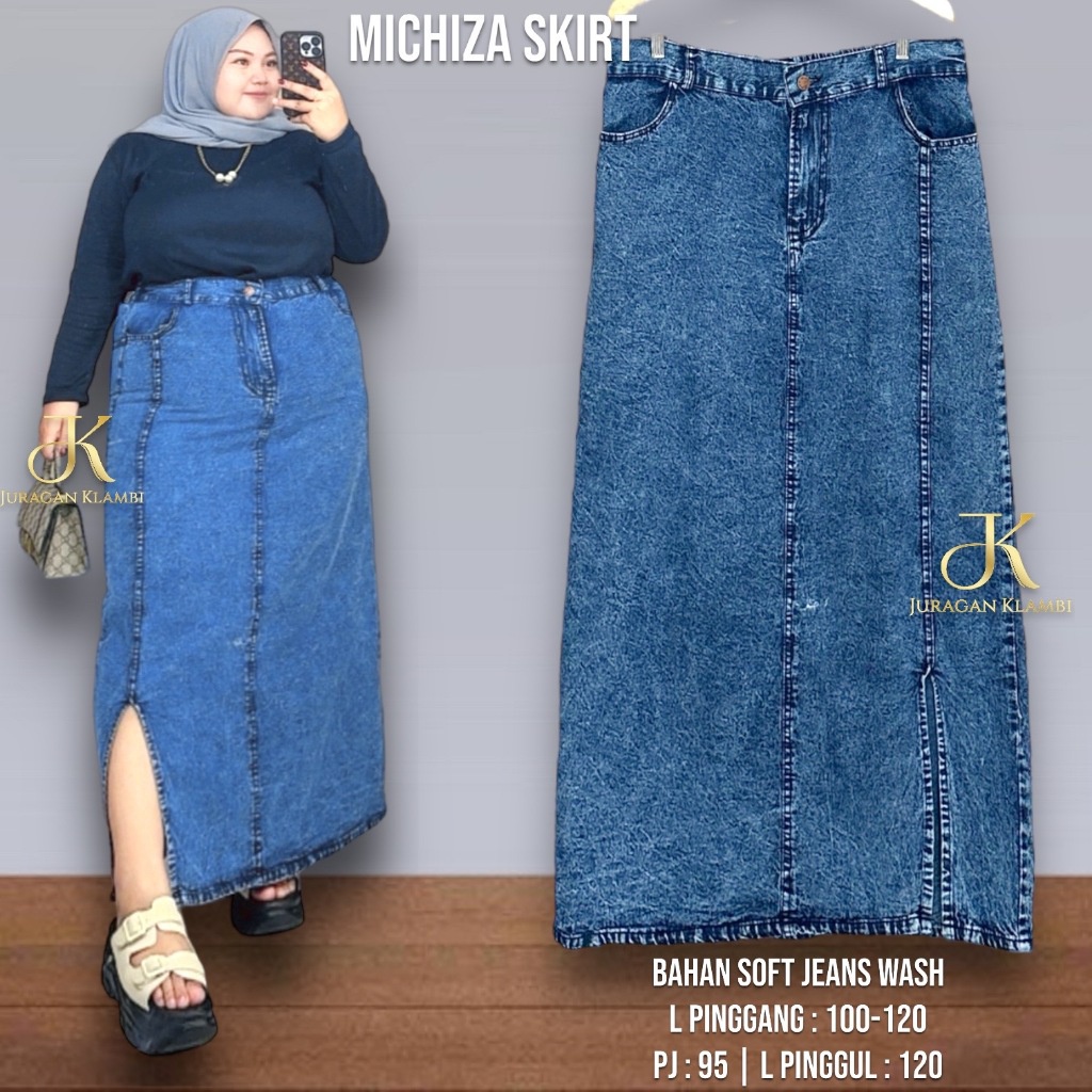 Ready Rok Span Jeans Oversize Skirt Jumbo Jeans Free Bros By Juragan Klambi