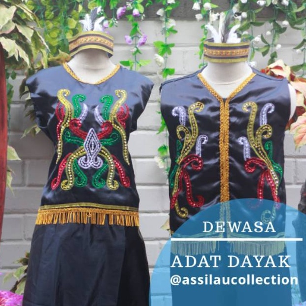 TERBARU Pakaian adat Dayak baju adat Dayak baju Dayak Dewasa