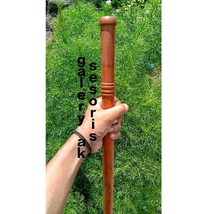 tongkat komando kayu nagasari asli