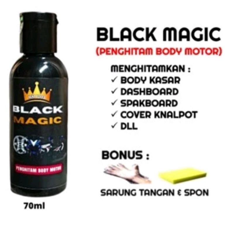 BLACK MAGIC penghitam body motor