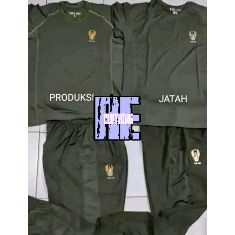 KODE M2N4 Training TNI ADtni ad Terbaru Jatah 1 stel Traning Setelan Army Size Kumplit M L XL XXL XX
