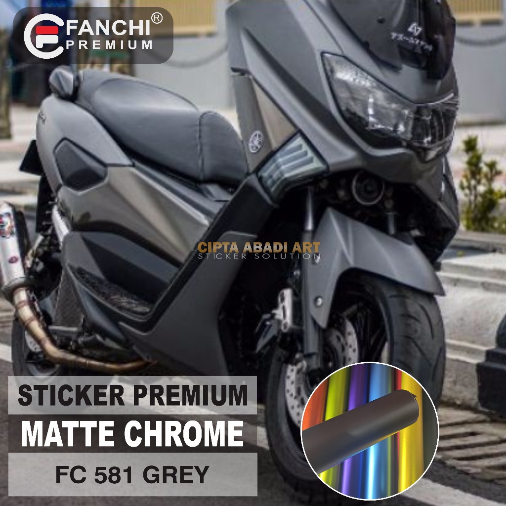 stiker skotlet abu abu satin sticker motor chrome matte scotlet grey doff scotlite matt krom fanci p