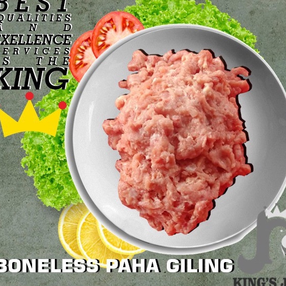 

Terlaku PAHA AYAM FILLET GILING boneless paha giling