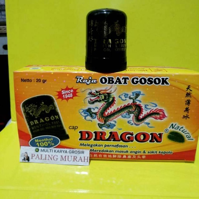 ReadyMentol Dragon  Menthol Dragon Raja Obat Gosok 2 gram