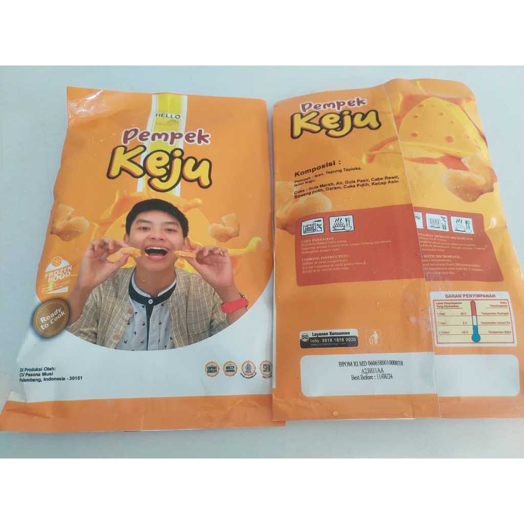 

Pempek Beringin Keju 500gr - Frozen Food Halal asli dari Palembang