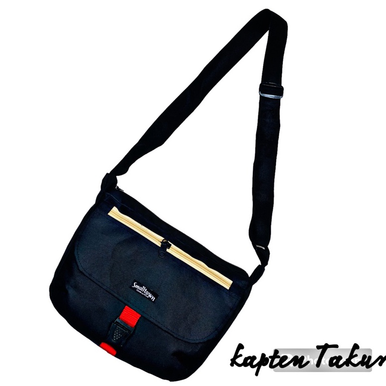 HEMAT PROMO Tas Selempang Pria 3 Ruang Model DistroTas Selempang soren PriaSlingbag Polos Tali Termu